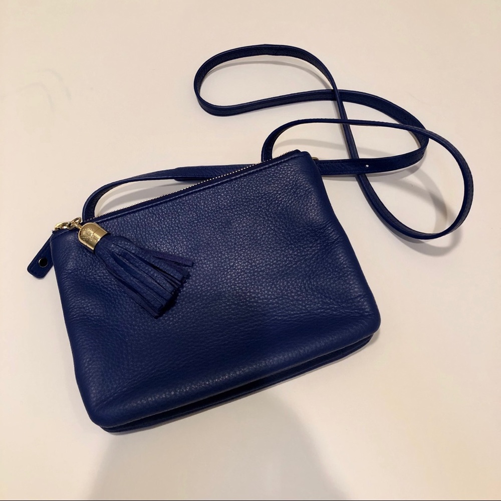 Talbots leather crossbody purse adjustable strap